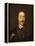 Portrait of King Charles I, Bust Length, Wearing Armour and the Collar of the Order of the Garter-William Dobson-Framed Premier Image Canvas