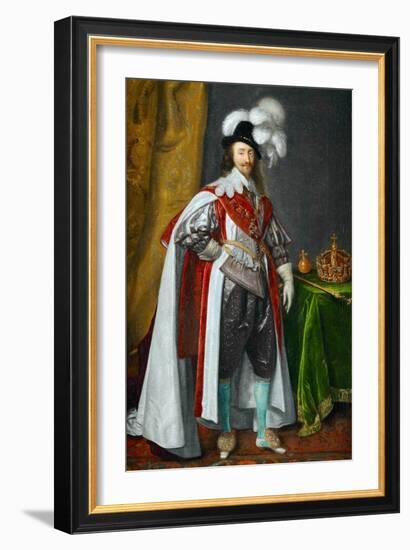 Portrait of King Charles I of England (1600-1649)-Anonymous Anonymous-Framed Giclee Print