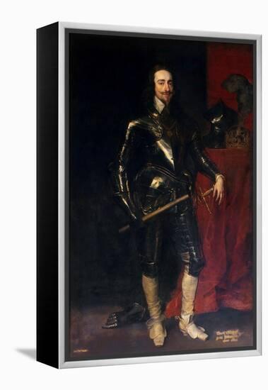 Portrait of King Charles I of England, Scotland and Ireland (1600-164), 1638-Sir Anthony Van Dyck-Framed Premier Image Canvas