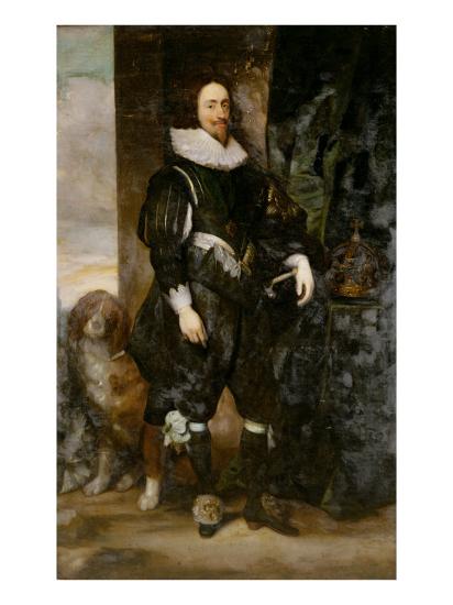Portrait Of King Charles I Wearing The Order Of The Garter With A Dog By His Side Giclee Print Sir Anthony Van Dyck Art Com Portrait Of King Charles I Wearing The Order Of The Garter With A Dog By His Side Giclee Print Sir Anthony Van Dyck Art Com