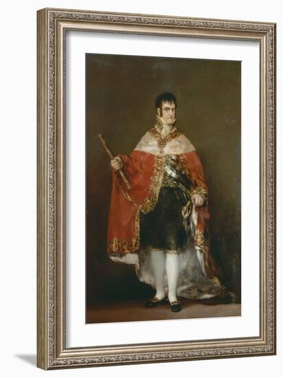 Portrait of King Ferdinand VII, of Spain, 1814-Suzanne Valadon-Framed Giclee Print