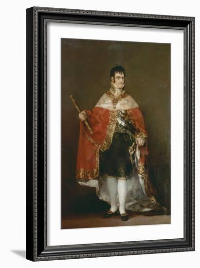 Portrait of King Ferdinand VII, of Spain, 1814-Suzanne Valadon-Framed Giclee Print