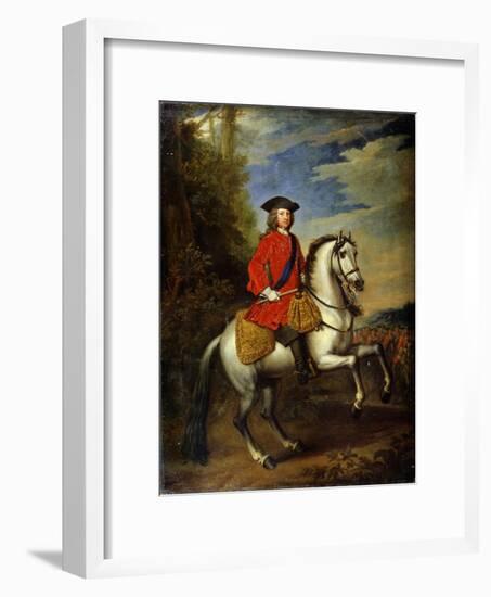 Portrait of King George I of Great Britain, 1717-Godfrey Kneller-Framed Giclee Print