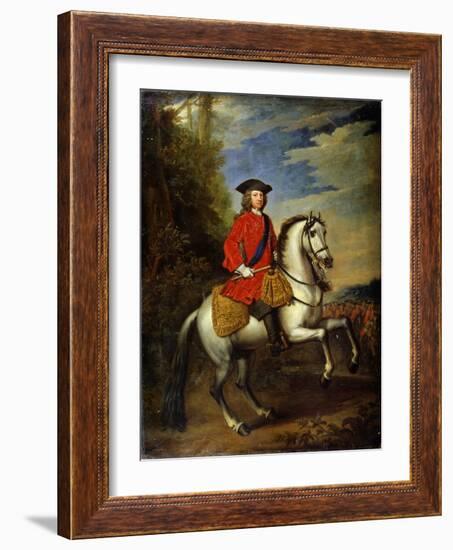 Portrait of King George I of Great Britain, 1717-Godfrey Kneller-Framed Giclee Print