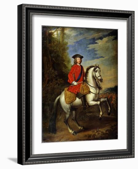 Portrait of King George I of Great Britain, 1717-Godfrey Kneller-Framed Giclee Print