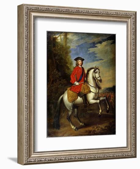 Portrait of King George I of Great Britain, 1717-Godfrey Kneller-Framed Giclee Print