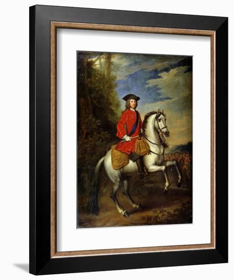 Portrait of King George I of Great Britain, 1717-Godfrey Kneller-Framed Giclee Print