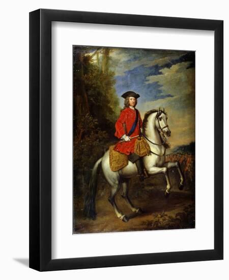 Portrait of King George I of Great Britain, 1717-Godfrey Kneller-Framed Giclee Print