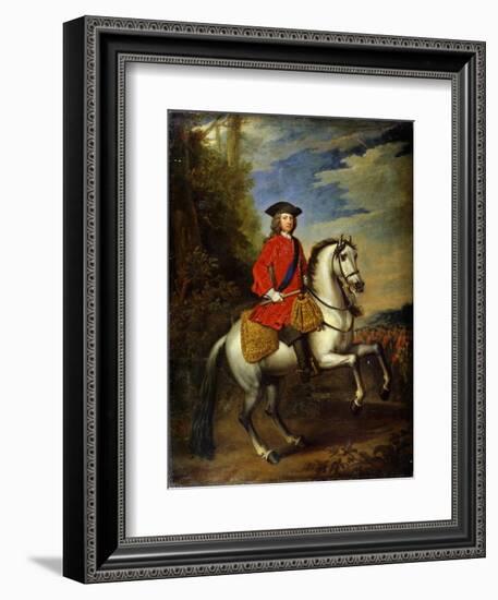 Portrait of King George I of Great Britain, 1717-Godfrey Kneller-Framed Giclee Print