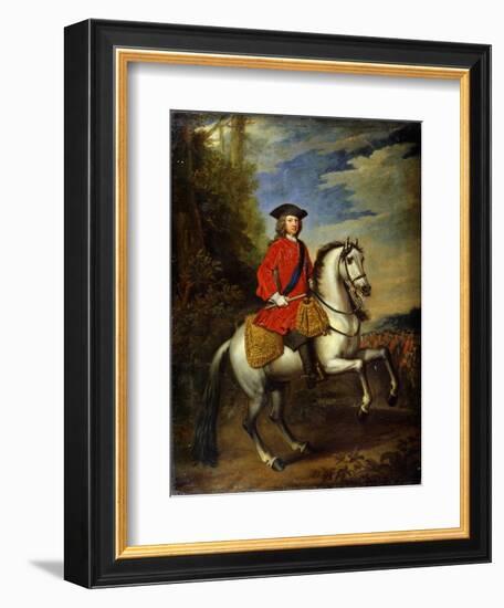 Portrait of King George I of Great Britain, 1717-Godfrey Kneller-Framed Giclee Print