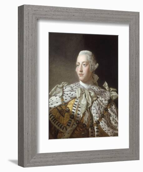 Portrait of King George III-Allan Ramsay-Framed Giclee Print