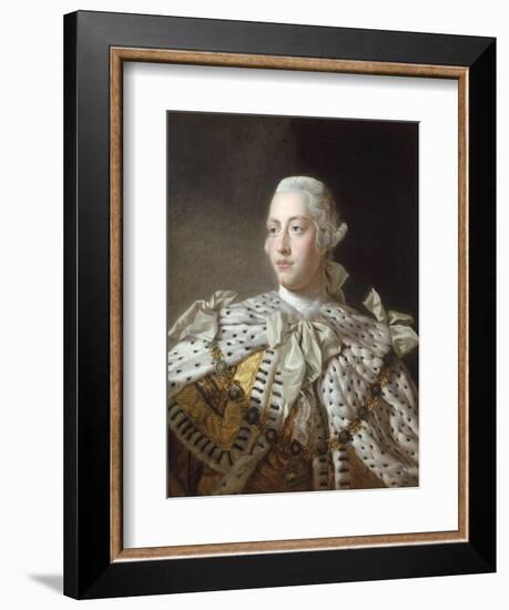 Portrait of King George III-Allan Ramsay-Framed Giclee Print