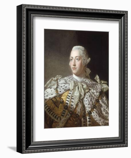 Portrait of King George III-Allan Ramsay-Framed Giclee Print