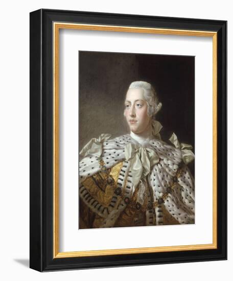 Portrait of King George III-Allan Ramsay-Framed Giclee Print