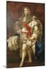 Portrait of King James II of England (1633-1701), Full Length, in Garter Robes-Sir Peter Lely-Mounted Giclee Print