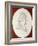 Portrait of King Louis XV, Bust-Length, in a Painted Oval, a Trompe L'Oeil Medallion-Henri Roland De La Porte-Framed Giclee Print