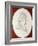 Portrait of King Louis XV, Bust-Length, in a Painted Oval, a Trompe L'Oeil Medallion-Henri Roland De La Porte-Framed Giclee Print