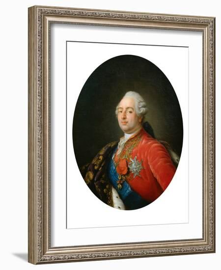 Portrait of King Louis XVI, 1786-Antoine Francois Callet-Framed Giclee Print