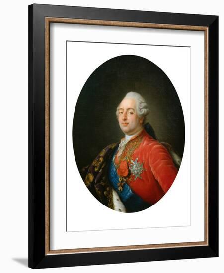 Portrait of King Louis XVI, 1786-Antoine Francois Callet-Framed Giclee Print