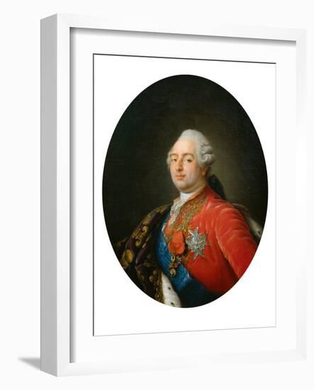 Portrait of King Louis XVI, 1786-Antoine Francois Callet-Framed Giclee Print