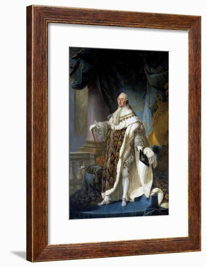 Portrait of King Louis XVI by Antoine-Francois Callet-null-Framed Giclee Print