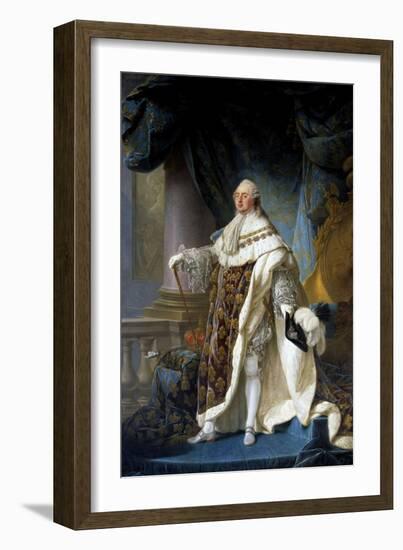 Portrait of King Louis XVI by Antoine-Francois Callet-null-Framed Giclee Print