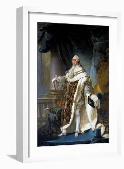 Portrait of King Louis XVI by Antoine-Francois Callet-null-Framed Giclee Print