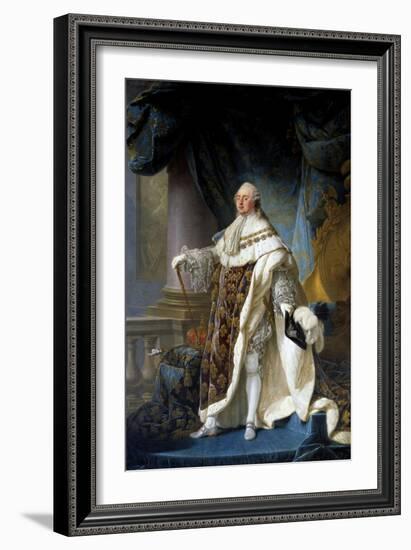 Portrait of King Louis XVI by Antoine-Francois Callet-null-Framed Giclee Print