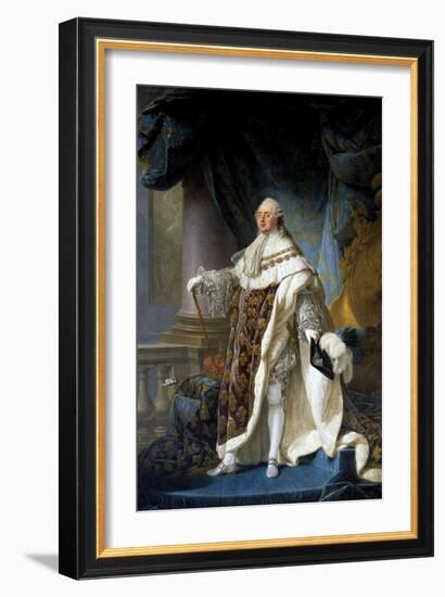 Portrait of King Louis XVI by Antoine-Francois Callet-null-Framed Giclee Print
