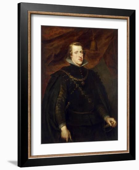 Portrait of King Philip IV of Spain, of the Spanish Netherlands and King of Portugal, C1628-1629-Peter Paul Rubens-Framed Giclee Print