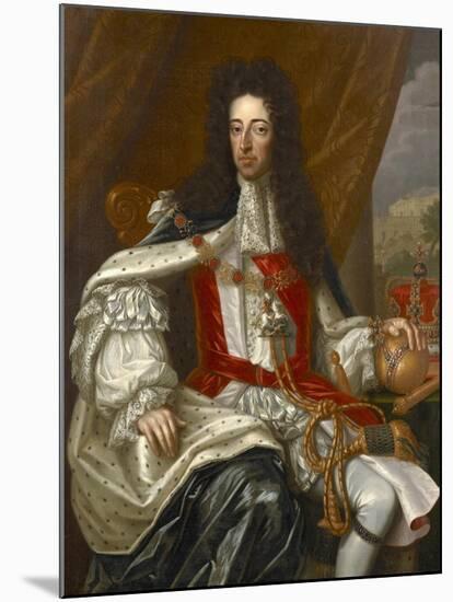 Portrait of King William III-Frans van Stampart-Mounted Giclee Print