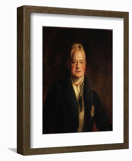 Portrait of King William IV (1765-1837) 1837-Sir David Wilkie-Framed Giclee Print