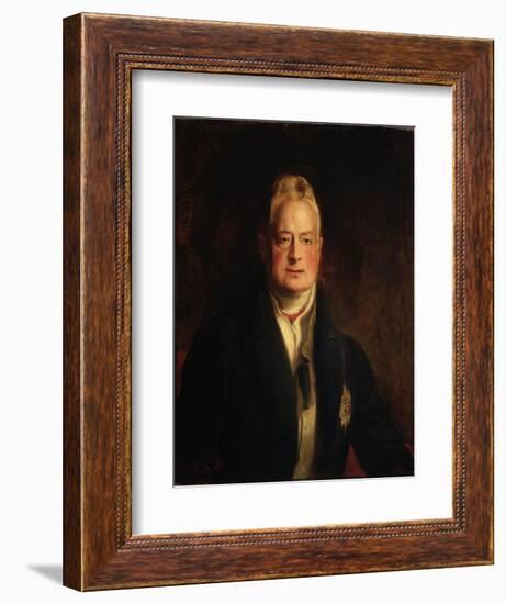 Portrait of King William IV (1765-1837) 1837-Sir David Wilkie-Framed Giclee Print