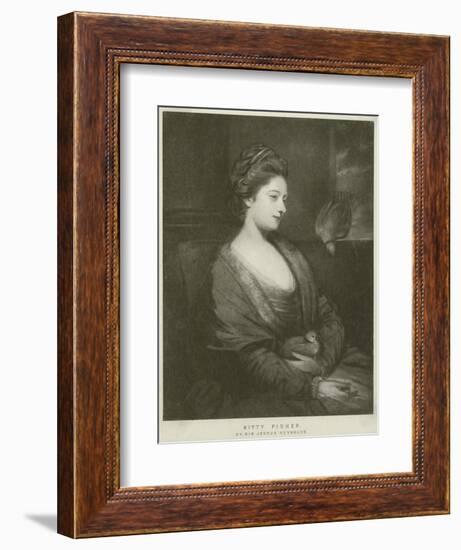 Portrait of Kitty Fisher-Sir Joshua Reynolds-Framed Giclee Print