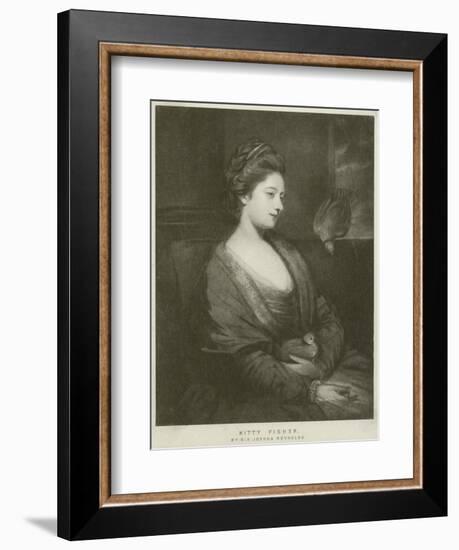 Portrait of Kitty Fisher-Sir Joshua Reynolds-Framed Giclee Print