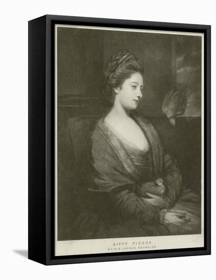 Portrait of Kitty Fisher-Sir Joshua Reynolds-Framed Premier Image Canvas