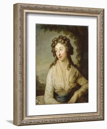 Portrait of Konstancja Lubomirska (Rzewusk), 1789-Anton Graff-Framed Giclee Print