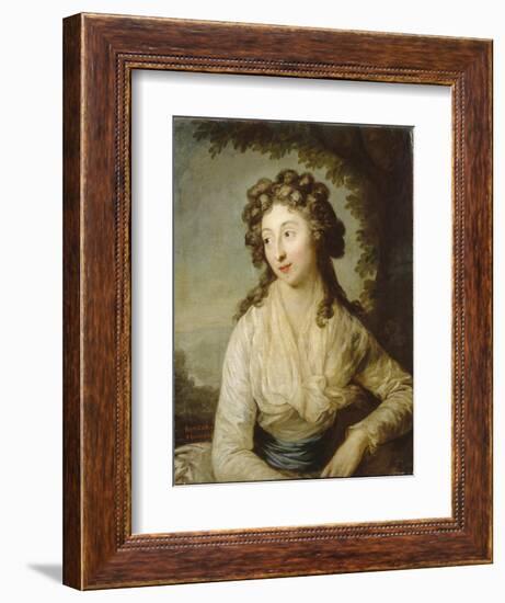 Portrait of Konstancja Lubomirska (Rzewusk), 1789-Anton Graff-Framed Giclee Print