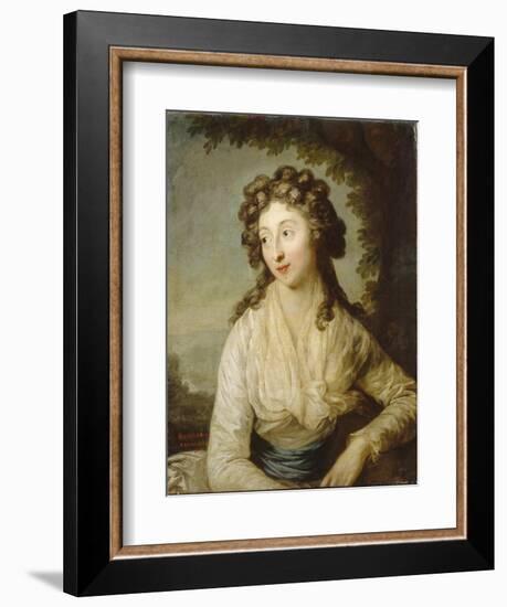 Portrait of Konstancja Lubomirska (Rzewusk), 1789-Anton Graff-Framed Giclee Print