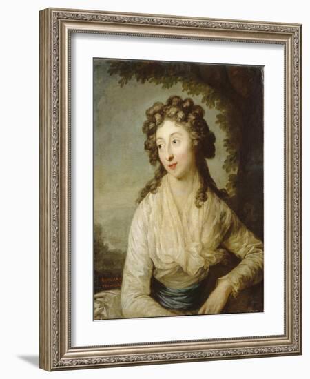 Portrait of Konstancja Lubomirska (Rzewusk), 1789-Anton Graff-Framed Giclee Print