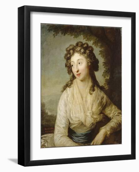 Portrait of Konstancja Lubomirska (Rzewusk), 1789-Anton Graff-Framed Giclee Print