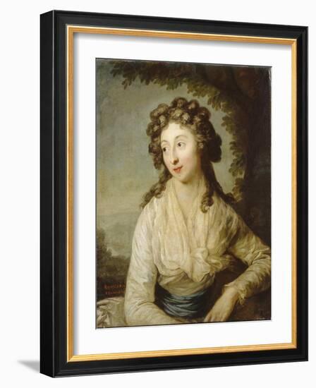 Portrait of Konstancja Lubomirska (Rzewusk), 1789-Anton Graff-Framed Giclee Print