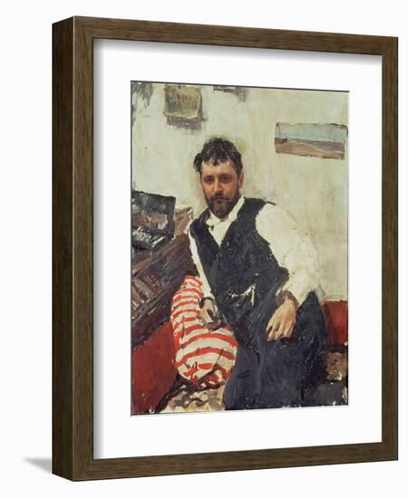 Portrait of Konstantin Korovin-Valentin Aleksandrovich Serov-Framed Giclee Print