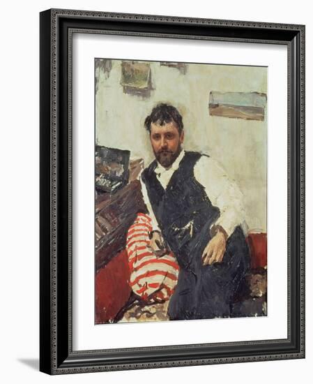 Portrait of Konstantin Korovin-Valentin Aleksandrovich Serov-Framed Giclee Print