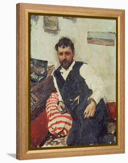 Portrait of Konstantin Korovin-Valentin Aleksandrovich Serov-Framed Premier Image Canvas