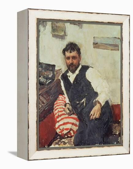 Portrait of Konstantin Korovin-Valentin Aleksandrovich Serov-Framed Premier Image Canvas