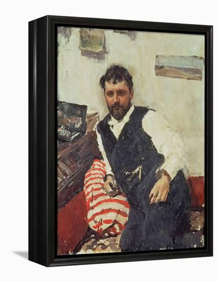 Portrait of Konstantin Korovin-Valentin Aleksandrovich Serov-Framed Premier Image Canvas