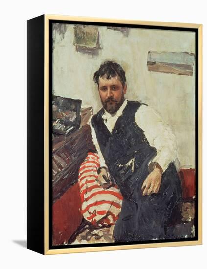 Portrait of Konstantin Korovin-Valentin Aleksandrovich Serov-Framed Premier Image Canvas