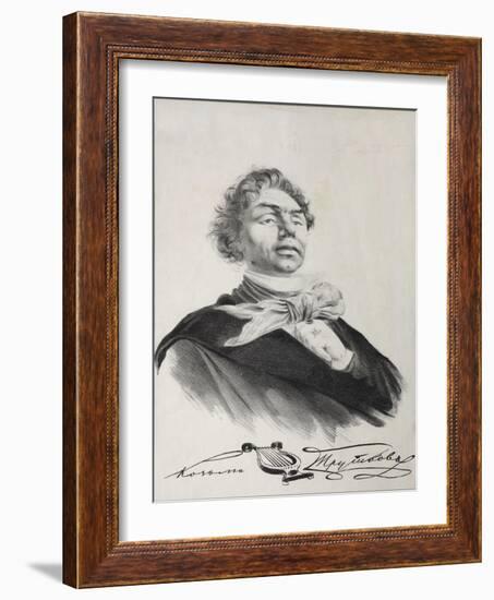 Portrait of Kozma Prutkov-Lev Felixovich Lagorio-Framed Giclee Print