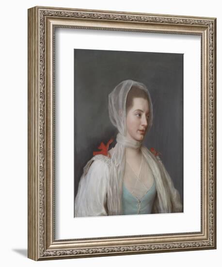 Portrait of Lady Charles Spencer-Jean-Etienne Liotard-Framed Giclee Print